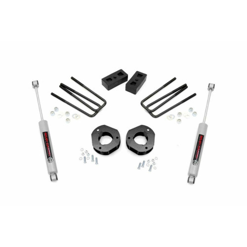 PartzBiz HD: 4404653-Rough Country 26830 3.5” Lift Kit 2007-2013 Chevy Silverado Sierra w/N3 Shocks Chevy 2wd RWD รถกระบะระบบกันสะเทือนที่ดีที่สุดใหม่อัพเกรด Offroad Shocks Spacers Blocks PartzBiz HD: 4404653-Rough Country 26830 3.5” Lift Kit 2007-2013 Chevy Silverado Sierra w/N3 Shocks Chevy 2wd RWD รถกระบะระบบกันสะเทือนที่ดีที่สุดใหม่อัพเกรด Offroad Shocks Spacers Blocks