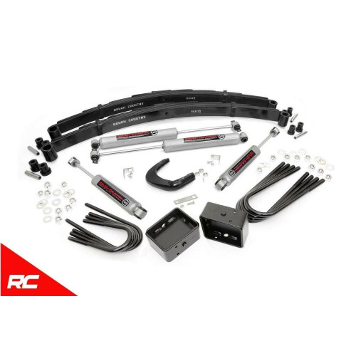 PartzBiz HD: 4404629-Rough Country ชุดยก 4 นิ้ว 1977-1987 4WD Chevy GMC รถกระบะ 3/4 ตัน Suburban 150.20 C15 K15 C20 K20 Chevrolet 4x4 Best New อัพเกรดระบบกันสะเทือน Monster Truck Bogger Leaf Springs Shocks Blocks Front Rear Square Body PartzBiz HD: 4404629-Rough Country ชุดยก 4 นิ้ว 1977-1987 4WD Chevy GMC รถกระบะ 3/4 ตัน Suburban 150.20 C15 K15 C20 K20 Chevrolet 4x4 Best New อัพเกรดระบบกันสะเทือน Monster Truck Bogger Leaf Springs Shocks Blocks Front Rear Square Body