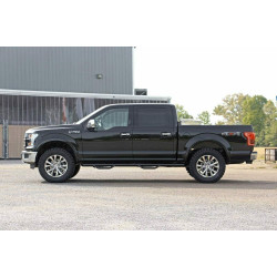 PartzBiz HD RT-569 - Rough Country 569 Front 2” Billet Leveling Lift Kit 2014-Up Ford F150 ระบบกันสะเทือน 4x4 4wd 2wd rwd การอัพเกรดใหม่ที่ดีที่สุด ลิฟท์ xlt sl fx4 king ranch บาศ ออฟโร้ด โช๊คหน้า spacers pucks