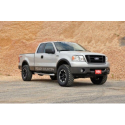 PartzBiz HD RT-570 - Rough Country 570 ด้านหน้า 2.5” ชุดปรับระดับ 2004-2008 Ford F150 ช่วงล่างลิฟท์อัพเกรด ใหม่ที่ดีที่สุดที่กำหนดเอง XLT FX4 STX XL King Ranch Lariat Long Short Bed Crew ยาง Super Cab 35”