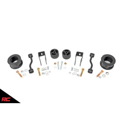 PartzBiz HD RT-63400 - Rough Country 63400 2.5” Leveling Kit สำหรับ 2019-Up Jeep Gladiator JT Suspension 4 ประตู 4wd 4x4 ใหม่ที่ดีที่สุดอัพเกรด suspension ไม่จำกัดกีฬา rubicon sahara