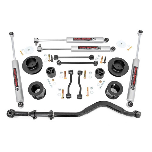 PartzBiz HD: 4404588-Rough Country 63730 3.5” Lift Kit N3 Shocks & Track Bar สำหรับ 19-Up Jeep Gladiator JT 4X4 sport sahara moab ไม่จำกัด ใหม่ที่ดีที่สุด suspension อัพเกรด Shocks Track Bar Spacers PartzBiz HD: 4404588-Rough Country 63730 3.5” Lift Kit N3 Shocks & Track Bar สำหรับ 19-Up Jeep Gladiator JT 4X4 sport sahara moab ไม่จำกัด ใหม่ที่ดีที่สุด suspension อัพเกรด Shocks Track Bar Spacers