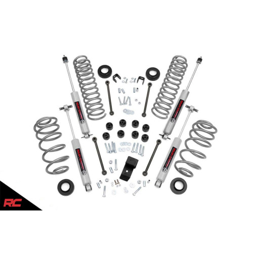 PartzBiz HD: 4404589-Rough Country 642.20 3.25” Lift Kit w/ N3 Shocks สำหรับ 1997-2002 Jeep Wrangler TJ 4WD 4.0L 6 สูบ 2.5L 4 สูบ 4wd 4x4 สุดยอดระบบกันสะเทือนใหม่ อัพเกรด Offroad System Rubicon Sahara Sport SE PartzBiz HD: 4404589-Rough Country 642.20 3.25” Lift Kit w/ N3 Shocks สำหรับ 1997-2002 Jeep Wrangler TJ 4WD 4.0L 6 สูบ 2.5L 4 สูบ 4wd 4x4 สุดยอดระบบกันสะเทือนใหม่ อัพเกรด Offroad System Rubicon Sahara Sport SE