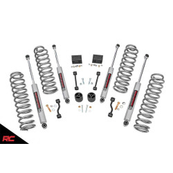 PartzBiz HD RT-67731 - Rough Country 67731 2.5” Lift Kit w/ N3 Shocks สำหรับ 2018-Up Jeep Wrangler JL 4DR 4X4 sport sahara ไม่จำกัด ใหม่ที่ดีที่สุด suspension อัพเกรด shocks springs