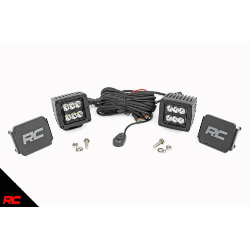 PartzBiz HD: 4404571-หยาบประเทศ 70903BL 36W Black Series CREE LED Square Cube ไฟคู่สำหรับ Jeep wrangler cj yj tj jk jl Gladiator jt grand cherokee xj zj wj wk wk2 offroad toyota tacoma bright white bar pods w/สายไฟ aux beam PartzBiz HD: 4404571-หยาบประเทศ 70903BL 36W Black Series CREE LED Square Cube ไฟคู่สำหรับ Jeep wrangler cj yj tj jk jl Gladiator jt grand cherokee xj zj wj wk wk2 offroad toyota tacoma bright white bar pods w/สายไฟ aux beam