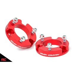 PartzBiz HD RT-744RED - Rough Country 744RED 2” Leveling Kit 2005-2019 Toyota Tacoma Suspension Kit Red สุดยอดใหม่อัพเกรดคอยล์สปริงหน้า spacer lift kit 2wd 4wd 4x4 offroad