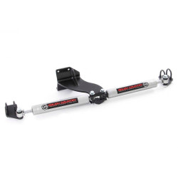 PartzBiz HD RT-8749430 - Rough Country 8749430 Dual N3 ชุดกันโคลงพวงมาลัย 14-19 Dodge Ram 2500 3500 4wd ยกช่วงล่างอัพเกรดโช้คอัพแดมเปอร์ที่ดีที่สุดเปลี่ยนการอัพเกรดใหม่