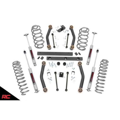 PartzBiz HD: 4404552-Rough Country 90630 ชุดยก 4 นิ้วพร้อมแรงกระแทก N3 สำหรับ 1997-2002 Jeep Wrangler TJ 4WD 4.0L 6 สูบ 2.5L 4 สูบ 4wd 4x4 ระบบกันสะเทือนใหม่ที่ดีที่สุด อัพเกรด Offroad System Rubicon Sahara Sport SE PartzBiz HD: 4404552-Rough Country 90630 ชุดยก 4 นิ้วพร้อมแรงกระแทก N3 สำหรับ 1997-2002 Jeep Wrangler TJ 4WD 4.0L 6 สูบ 2.5L 4 สูบ 4wd 4x4 ระบบกันสะเทือนใหม่ที่ดีที่สุด อัพเกรด Offroad System Rubicon Sahara Sport SE