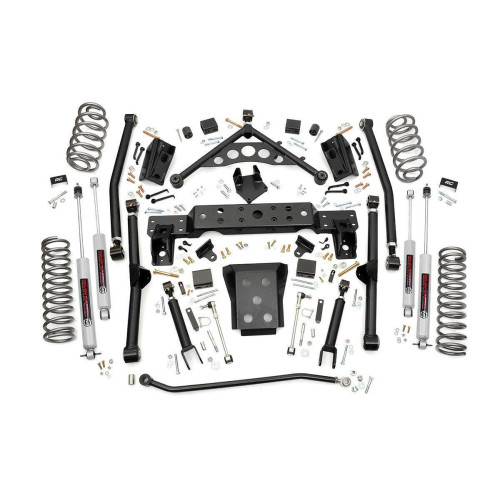PartzBiz HD: 4404553-Rough Country 90820 4.0 ” ชุดยกแขนยาวสำหรับ 1999-2004 Jeep Grand Cherokee WJ 4WD Lift Best New Suspension Steering อัพเกรด Laredo Limited 4.0 4.7 Lift Kit PartzBiz HD: 4404553-Rough Country 90820 4.0 ” ชุดยกแขนยาวสำหรับ 1999-2004 Jeep Grand Cherokee WJ 4WD Lift Best New Suspension Steering อัพเกรด Laredo Limited 4.0 4.7 Lift Kit