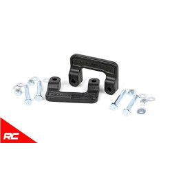 PartzBiz HD RT-1307 - Rough Country Front 2” ชุดปรับระดับ 07-19 Silverado Sierra Suburban Tahoe Yukon Lift 2wd 4wd อัพเกรดระบบกันสะเทือนเปลี่ยนวงเล็บ Spacers Struts