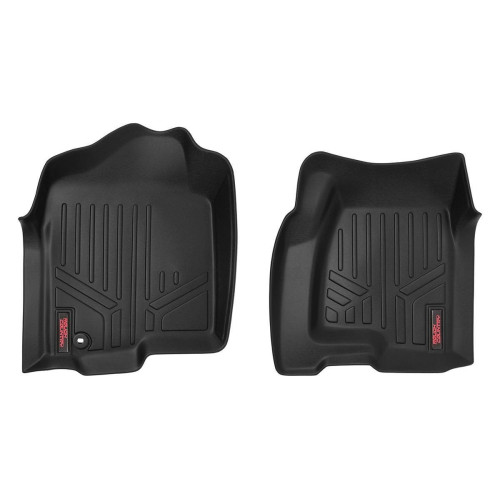 PartzBiz HD: 4404534-Rough Country M-2991 พรมปูพื้นแบบติดตั้งด้านหน้าทุกสภาพอากาศ 1999-2006 Chevy Silverado GMC Sierra 1500 2WD 4WD GMC Chevy Truck Upgrade Best New Foot Snow Mud Rain Custom Rubber Heavy Duty Carpet Protection PartzBiz HD: 4404534-Rough Country M-2991 พรมปูพื้นแบบติดตั้งด้านหน้าทุกสภาพอากาศ 1999-2006 Chevy Silverado GMC Sierra 1500 2WD 4WD GMC Chevy Truck Upgrade Best New Foot Snow Mud Rain Custom Rubber Heavy Duty Carpet Protection