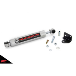 PartzBiz HD RT-8730630 - Rough Country 96002 Dual Performance Exhaust Matte Black สำหรับ 07-18 Jeep Wrangler JK ชุดยกช่วงล่างใหม่ที่ดีที่สุดอัพเกรด Offroad Custom Unlimited Sport Rubicon Moab Sahara 2 4 ประตู 4x4 4wd 2wd Front Axle