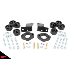 PartzBiz HD RT-RC614 - Rough Country RC614 1.25” Body Lift Kit + วงเล็บกันชนสำหรับ 18-Up Jeep Wrangler JL sport sahara moab ไม่จำกัด ใหม่ที่ดีที่สุด suspension อัพเกรด shocks springs