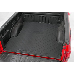 PartzBiz HD RT-RCM640 - Rough Country RCM640 Heavy Duty Rubber Bed Mat Liner 2015-Up Ford F-150 5.5 Foot 4wd 4x4 2wd rwd King Ranch บาศ Extended Crew Cab Pick Up V8 V6 4 ประตู 2 ประตู XLT SSV raptor