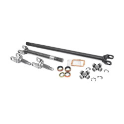 PartzBiz HD RT-RCW24110 - Rough Country RCW24110 เพลาหน้าโครโมลี่ | ดาน่า 30 | 27 สไปลน์ | 1984-2006 Jeep Wrangler Grand Cherokee XJ YJ ZJ TJ สุดยอดการอัพเกรดใหม่ ชุดเพลาเพลาทดแทน ข้อต่อ u ซีล 4x4 4wd เหล็กออฟโร้ดยกขึ้น