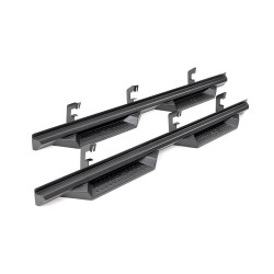 PartzBiz HD RT-SDS01900 - Rough Country SDS01900 DS2 Drop Nerf Bar Side Steps 2019-Up GM Silverado Sierra Best New Upgrade Z71 High Country Denali LT LTZ 4WD 4X4 2WD rock Rail โลหะเหล็กรถกระบะ