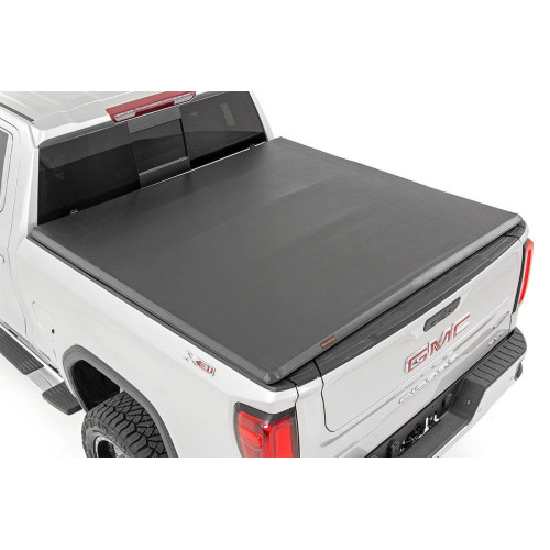 PartzBiz HD: 4404512-Rough Country Tri-Fold Tonneau Bed Cover 19-Up Chevy Silverado Sierra 1500 5' 8 ” GMC 5.5ft Vinyl Short Bed Cargo Storage Protection Best New Upgrade Z71 High Country Denali LT LTZ 4WD 4X4 2WD PartzBiz HD: 4404512-Rough Country Tri-Fold Tonneau Bed Cover 19-Up Chevy Silverado Sierra 1500 5' 8 ” GMC 5.5ft Vinyl Short Bed Cargo Storage Protection Best New Upgrade Z71 High Country Denali LT LTZ 4WD 4X4 2WD