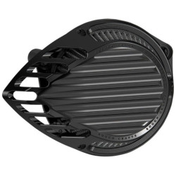 PartzBiz HD DS10102727 - Rough Craft Black Finned กรองอากาศ RC-600-003 Harley Sportster XL 88-20