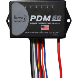 PartzBiz HD DS21300275 - Rowe Electronics 9699101 PDM60 12 โวลต์ 60A อุปกรณ์เสริมโมดูลการกระจายพลังงานรถยนต์รถบรรทุก utv atv รถจักรยานยนต์
