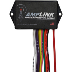 PartzBiz HD DS21300276 - Rowe Electronics 9699111 AmpLink 12 โวลต์ 60A อุปกรณ์เสริมโมดูลการกระจายพลังงานรถบรรทุก utv atv รถจักรยานยนต์