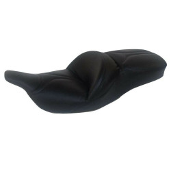 PartzBiz HD RRD-RMP4001 - Royal Riding RMP4001 สีดำ RodeMaster P-Tour Gel Seat 97-07 Harley Touring FLH/T