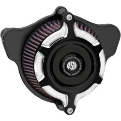 PartzBiz HD PM0206-2106-BM - Roland Sands Design RSD Black Contrast Cut Blunt Split Air Cleaner Harley XL | 0206-2106-บีเอ็ม