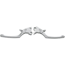 PartzBiz HD PM0062-4005-CH - Roland Sands RSD Regulator Chrome Brake Clutch Levers Set for Harley 04-13 Sportster XL - 0062-4005-CH
