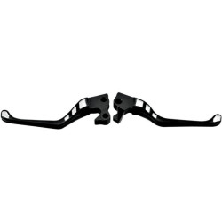 PartzBiz HD TRRD3061 - Roland Sands RSD Roland Sands Avenger Inlay Contrast Cut Brake Clutch Levers for Harley 96-14 - 0062-4009-BM