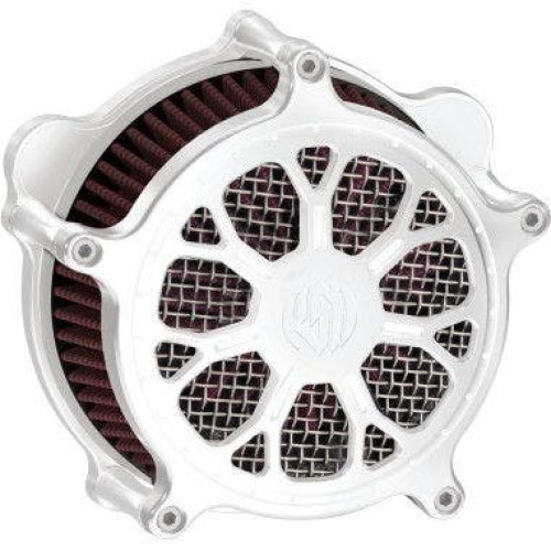 PartzBiz HD: 4404439-RSD Venturi Delmar Chrome เครื่องฟอกอากาศสำหรับ Harley Touring TBW 08-14