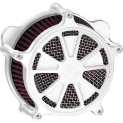 PartzBiz HD DS10101429 - RSD Venturi Raider Chrome เครื่องฟอกอากาศสำหรับ Harley Big Twin 93-14