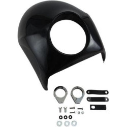 PartzBiz HD DS23300110 - Russ Wernimont Black ABS Cafe แฟริ่งสไตล์สั้น Harley-Davidson Dyna Wide Glide 2006-2014 จาก HD Superstore หลังการขายของคุณ Eastern Performance