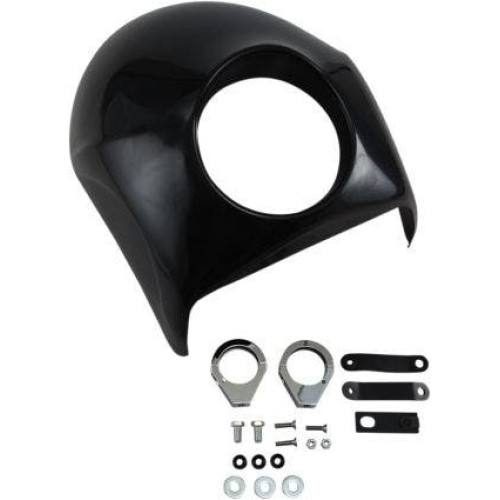 PartzBiz HD: 4404449-Russ Wernimont Black ABS Cafe แฟริ่งสไตล์สั้น Harley-Davidson Dyna Wide Glide 2006-2014 จาก HD Superstore หลังการขายของคุณ Eastern Performance