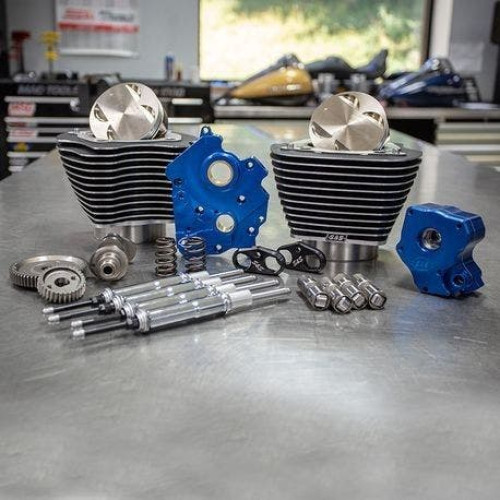 PartzBiz HD: 4404391-S&S 128" M8 Bolt On Big Bore Kit Highlight Fin Gear Cam Chrome Rod Oil Cooled 310-1104 0904-0047 09040047 upgrade electra road glide street tour fat boy fat bob heritage softail breakout milwaukee eight PartzBiz HD: 4404391-S&S 128" M8 Bolt On Big Bore Kit Highlight Fin Gear Cam Chrome Rod Oil Cooled 310-1104 0904-0047 09040047 upgrade electra road glide street tour fat boy fat bob heritage softail breakout milwaukee eight