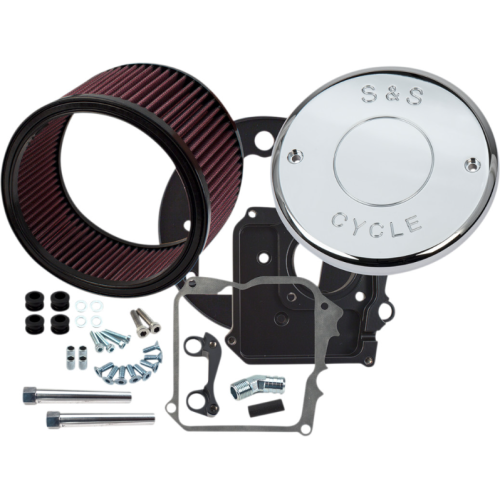 PartzBiz HD: 4404333-S&S 170-0294E Air Cleaner Kit Chrome Nostalgic Script Cover Indian Touring 14-Up