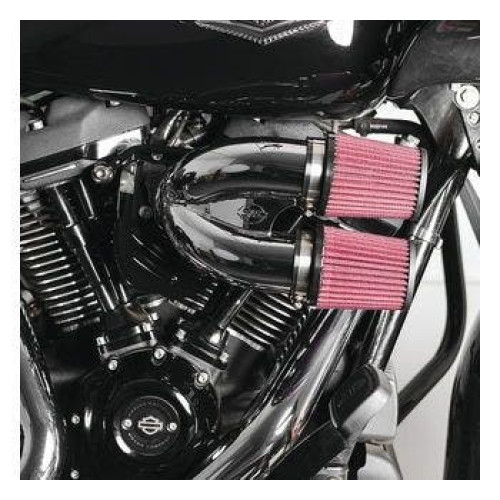 PartzBiz HD: 4404349-S&S 170-0566 Chrome Tuned Induction Air Cleaner Kit Harley Touring Softail 17-Up