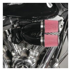 PartzBiz HD SS170-0637A - S&S 170-0637 Black Tuned Induction Air Cleaner Kit Harley Touring Softail 08-17 PartzBiz HD SS170-0637A - S&S 170-0637 Black Tuned Induction Air Cleaner Kit Harley Touring Softail 08-17