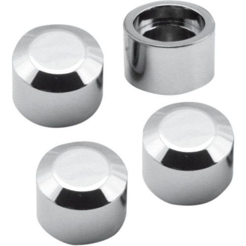 PartzBiz HD: 4404296-S&S 50-0333 Chrome Magnetic Headbolt Cover Harley w/ S&S Engine (Set of 4)