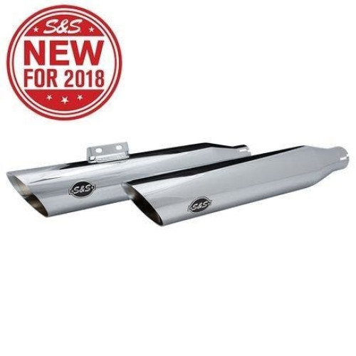 PartzBiz HD: 4404304-S&S 550-0736 Chrome Slash Cut RACE Slip-On Mufflers 18-19 Harley Softail M8 1801-1355 18011355 Milwaukee Eight Street Bob; Low Rider; Softail Slim; Fat Boy; Breakout PartzBiz HD: 4404304-S&S 550-0736 Chrome Slash Cut RACE Slip-On Mufflers 18-19 Harley Softail M8 1801-1355 18011355 Milwaukee Eight Street Bob; Low Rider; Softail Slim; Fat Boy; Breakout