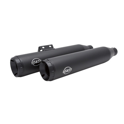 PartzBiz HD: 4404305-S&S Cycle 550-0737 Black Grand National Slip-On Mufflers 18-19 Harley Softail M8 1801-1357 18011357 Milwaukee Eight PartzBiz HD: 4404305-S&S Cycle 550-0737 Black Grand National Slip-On Mufflers 18-19 Harley Softail M8 1801-1357 18011357 Milwaukee Eight