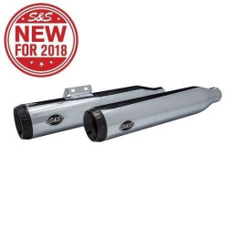PartzBiz HD SS550-0738 - S&S 550-0738 Chrome Grand National Slip-On Mufflers 18-19 Harley Softail M8 1801-1361 18011361 Milwaukee Eight PartzBiz HD SS550-0738 - S&S 550-0738 Chrome Grand National Slip-On Mufflers 18-19 Harley Softail M8 1801-1361 18011361 Milwaukee Eight