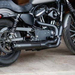 PartzBiz HD SS550-0951 - S&S 550-0951 SuperStreet 2-1 Full Exhaust System Black Harley Sporster XL 07-13 14-20 1800-2477 low rider iron 1200 883 best for davidson performance tune king of baggers