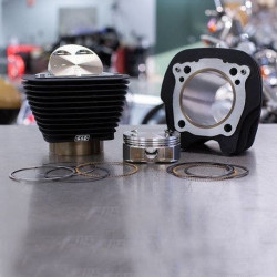 PartzBiz HD SS910-0681 - S&S 910-0681 Black w/No Highlight Fins 124" Big Bore Kit for M8 107" Harley 0931-0833 09310833 PartzBiz HD SS910-0681 - S&S 910-0681 Black w/No Highlight Fins 124" Big Bore Kit for M8 107" Harley 0931-0833 09310833