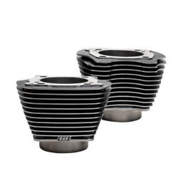 PartzBiz HD SS910-0739 - S&S 910-0739 Black w/ Highlight Fins 4 1/4" Bore Cylinders M8 Harley 0931-0877 09310877 PartzBiz HD SS910-0739 - S&S 910-0739 Black w/ Highlight Fins 4 1/4" Bore Cylinders M8 Harley 0931-0877 09310877