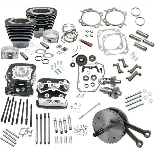 PartzBiz HD: 4404211-S&S Cycle 124" Hot Set-Up Kit w/ Big Bore Cylinders Cams Pistons Harley 99-06 | 900-0564 PartzBiz HD: 4404211-S&S Cycle 124" Hot Set-Up Kit w/ Big Bore Cylinders Cams Pistons Harley 99-06 | 900-0564