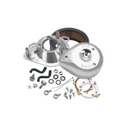 PartzBiz HD SS17-0450 - S&S Cycle Chrome Tear Drop Air Cleaner Kit Harley CV Big Twin 93-09