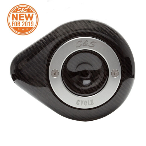 PartzBiz HD: 4404219-S&S Cycle 170-0501 Carbon Fiber Teardrop Cover for Stealth Air Cleaner Harley PartzBiz HD: 4404219-S&S Cycle 170-0501 Carbon Fiber Teardrop Cover for Stealth Air Cleaner Harley