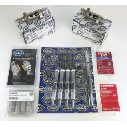 PartzBiz HD EP-585EZ-PCKG-07-17 - S&S Cycle 585 EZ Easy Start Chain Drive Cams Lifters Quickee Pushrods Harley 07-16