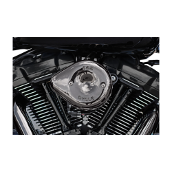 PartzBiz HD SS170-0780 - S&S Cycle Repl Lava Chrome Mini Teardrop Air Cleaner Cover 4 Harley 17-23 M8 | 170-0780 PartzBiz HD SS170-0780 - S&S Cycle Repl Lava Chrome Mini Teardrop Air Cleaner Cover 4 Harley 17-23 M8 | 170-0780