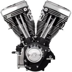PartzBiz HD SS310-0766 - S&S Cycle V-Series V111 Long Block V-Twin Harley Evolution Big Twin Motor 310-0766