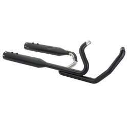 PartzBiz HD SS550-0680B - S&S El Dorado Black MK45 50 State Legal Exhaust Tracer Mufflers Harley Touring 09-16